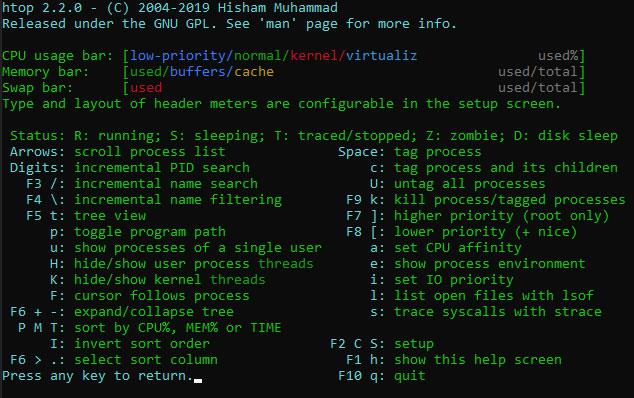 htop installation easy process 