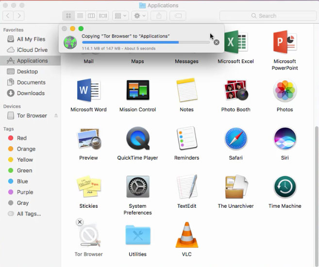 Install and Setup Tor Browser in macOS X