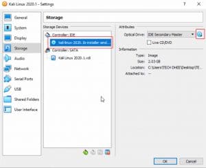 Storage - Choose a disk file