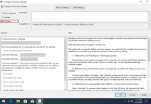 Disabled Automatic Updates in Windows 10 TECH DHEE