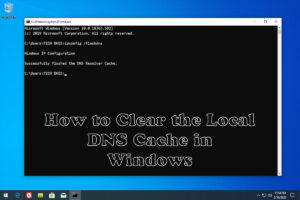 How to Clear the Local DNS Cache in Windows 10