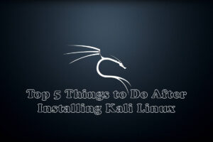 The First 5 Things to Do After Installing Kali Linux