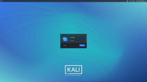 Kali Linux 2020.2 Login Screen