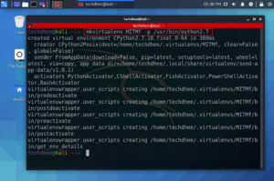 Create your virtualenv in Kali Linux 2020.2