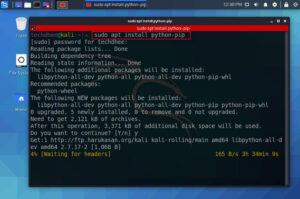 Install pip in Kali Linux 2020.2