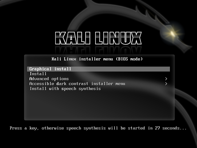 How to Install Kali Linux Boot Menu