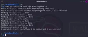Update and Upgrade Kali Linux 2023.1