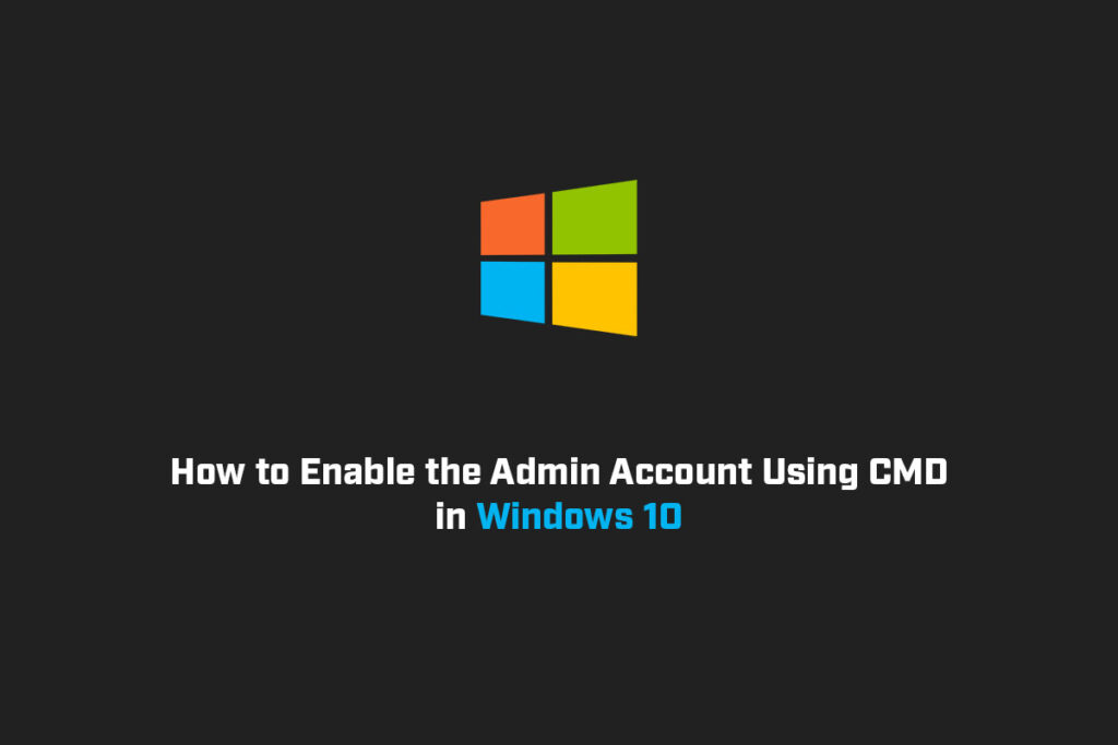 add local admin account windows 10 cmd