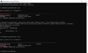 Rename the Administrator Account