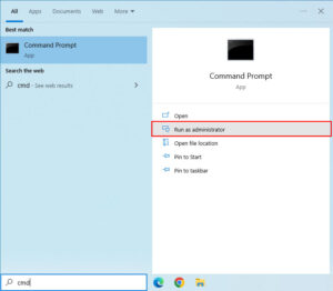 Windows 10 Home Open CMD